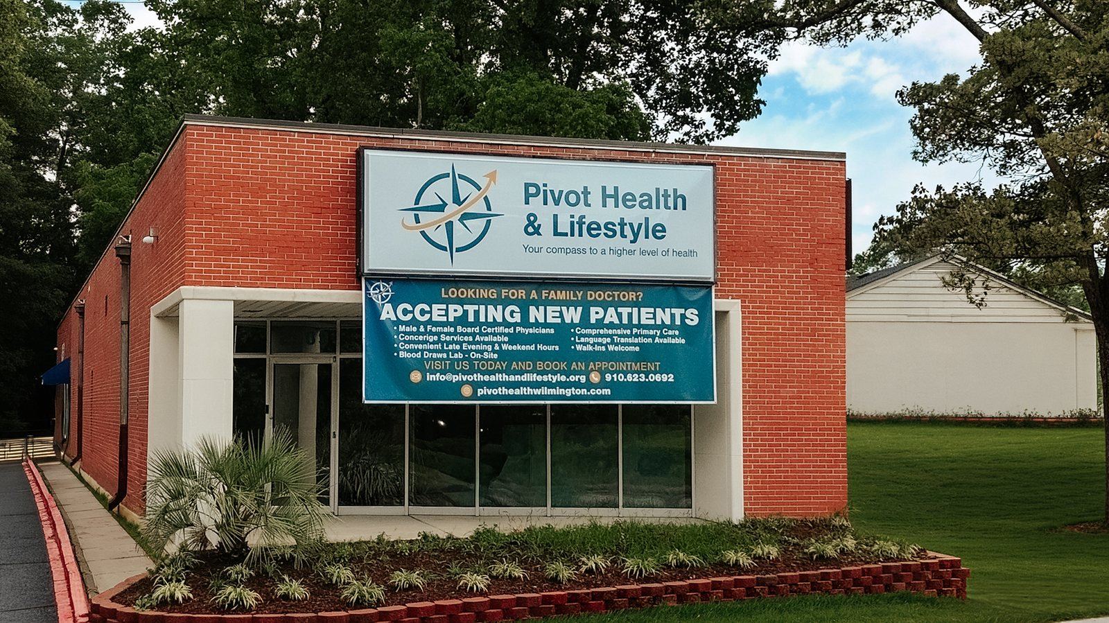 The Pivot Health & Lifestyle building at 2909 Market Street